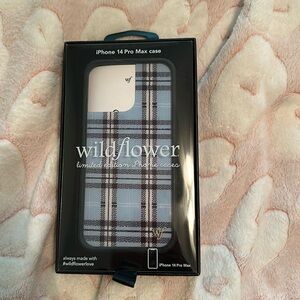 Plaid Wildflower Iphone 14 Pro Max Case
